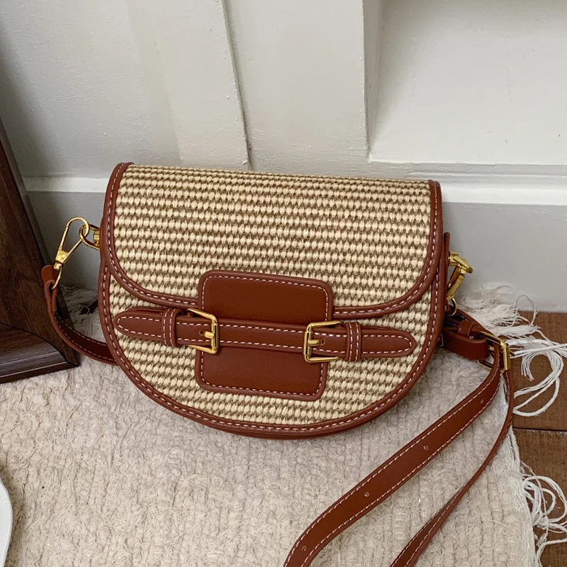 Luxury Bags Design - Borse a tracolla mini in paglia