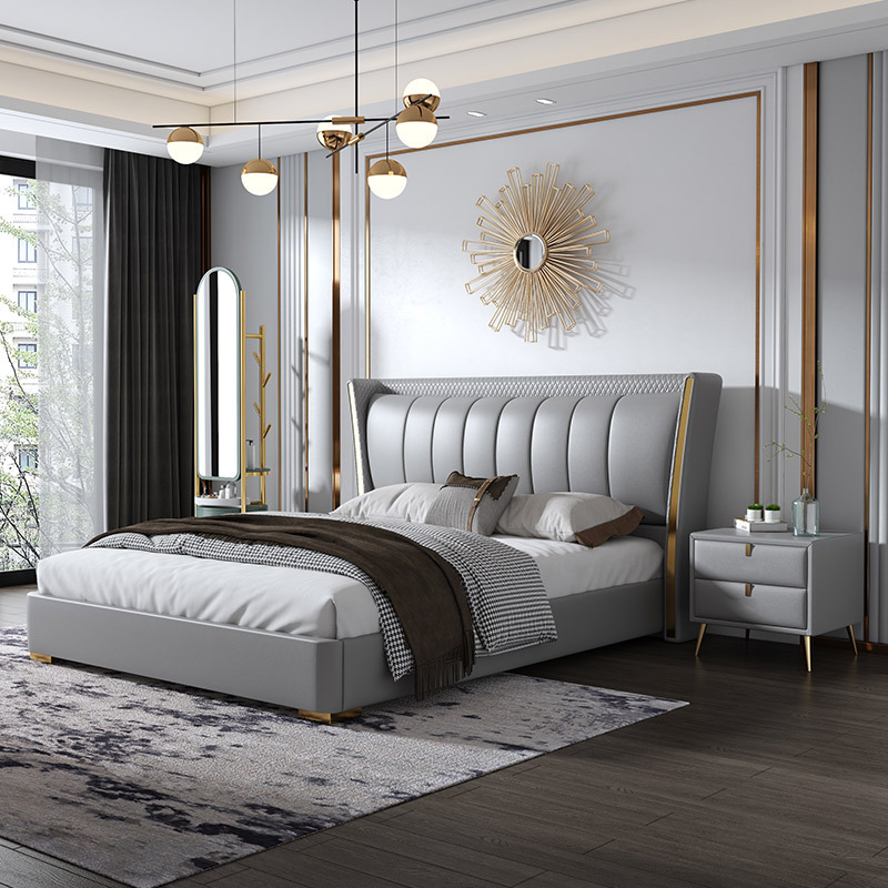 Luxury Bags Hong Kong - Letto matrimoniale post-moderno di lusso leggero